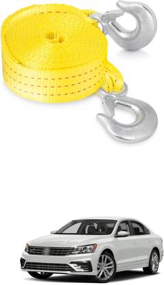 GONAMA Universal Heavy-Duty Tow Strap with Metal Safety Hooks 5 tons Polyester s110 1 m Towing Cable