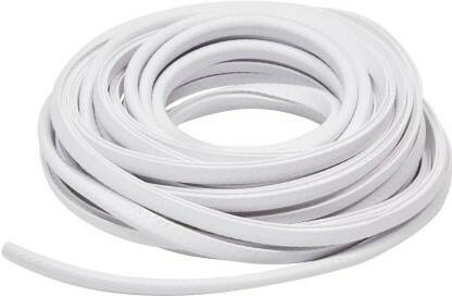 SK STORE Rubber Seal Strip Guard Scratch Protect U Shape (WHITE) Car Beading Roll For Bumper
