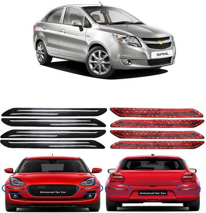 AutoTiger Stainless Steel, Plastic Car Bumper Guard