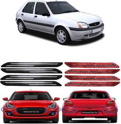 AutoTiger Stainless Steel, Plastic Car Bumper Guard