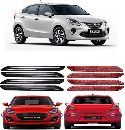 AutoTiger Stainless Steel, Plastic Car Bumper Guard