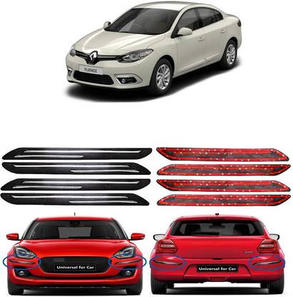 AutoTiger Stainless Steel, Plastic Car Bumper Guard