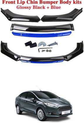 XZRTZ Car Front Bumper Spoiler Splitter Body Kit Side Skirt Front Bumper Guard 282 Matte, Glossy Ford Fiesta Front Garnish
