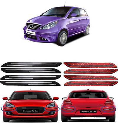 AutoTiger Stainless Steel, Plastic Car Bumper Guard
