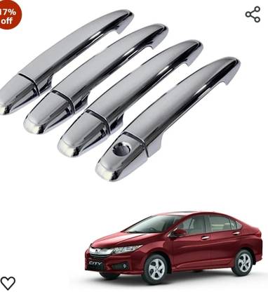 Emmet Honda City id tec 2014-20 door Handle cover set of 4pc Honda Car Door Handle