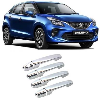 MOTOSHIELD Car Chrome Door Handle for BALENO NEW (2015-2021) Maruti Car Door Handle