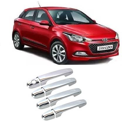MOTOSHIELD Moto Shield Car Chrome Door Handle for ELITE I20 (2014-2015) HYUNDAI Car Door Handle