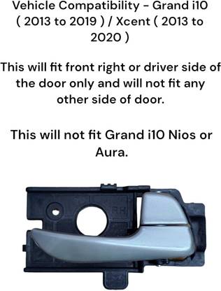 Auto-Ex Inner Inside Door Handle Lock RC Lever Grand i10 / Xcent Front Right Driver Side HYUNDAI Car Door Handle