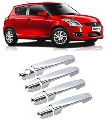 MOTOSHIELD Car Chrome Door Handle for SWIFT (2012-2017) Maruti Car Door Handle