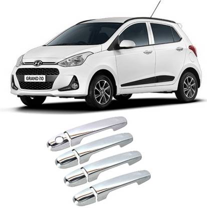 MOTOSHIELD Moto Shield Car Chrome Door Handle for HYUNDAI	GRAND I10 HYUNDAI Car Door Handle
