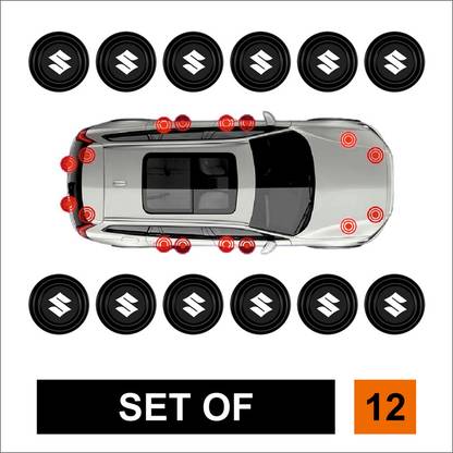 Allure Auto Set of 12 CAR DOOR SHOCK ABSORBER For Suzuki Car Door Panel