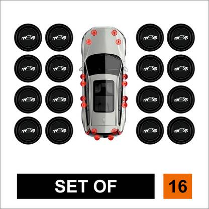 Kelenate Set of 16 Car Door Shock Absorber Rubber Soundproofing Pads For Car Car Door Panel