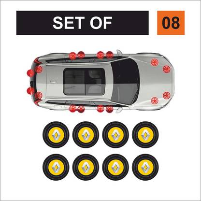 Kelenate Set of 8 automotive shock absorbers car and silent gasket For Renault Car Door Panel