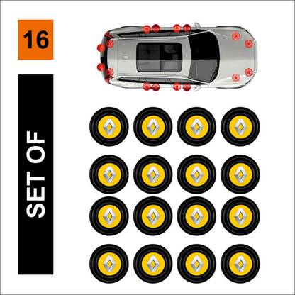 Kelenate Set of 16 automotive shock absorbers car and silent gasket For Renault Car Door Panel