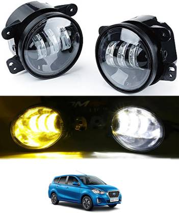 MATIES Waterproof LED Coco Fog Lamp Set Of Two For Car-Go PlusDatsun2015 Car Fancy Lights