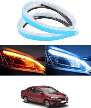 MATIES Waterproof Floating Indicator DRL Stick-on Above Headlight Universal For car-84 Car Fancy Lights