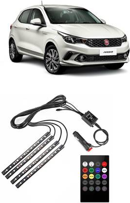 Genipap Universal Atmosphere Lights Car LED Strip Light 4pcs 48 LED Multicolor G 104 Car Fancy Lights