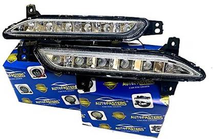 Autofasters Car Day Running Led fog Light with Wiring Kit For Mahindra Scorpio Classic Car Fancy Lights