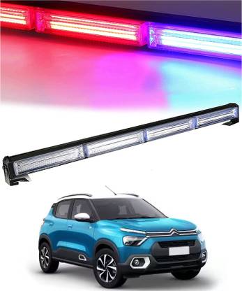 MATIES 12V/72W Waterproof Red/Blue Police Bar Light For Car EC3 Citroen 2023 Car Fancy Lights