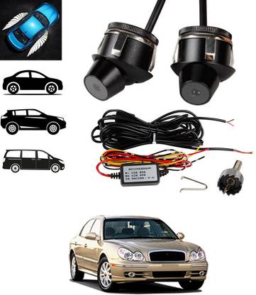 AYW Car Rearview Mirror Welcome Light Angel Wings Shadow Projector Lamp-203 Car Fancy Lights