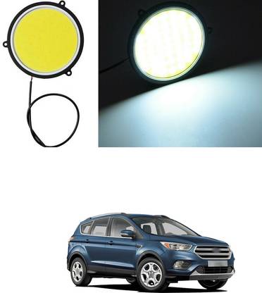 LOVMOTO 12V Round LED Lights DRL Daytime Running Light d63 Headlight Car, Motorbike LED for Ford (12 V, 12 W)