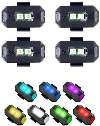 FABTEC Drone Signal Warning Led Light for Car/Bike/Bicycle Bike Helmet Car Fancy Lights