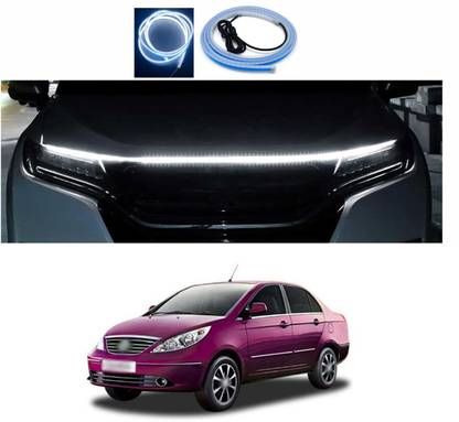 PRTEK Car Hood LED Strip Light White, Daytime Running Light, Universal Fit Bonnet X219 Car Fancy Lights