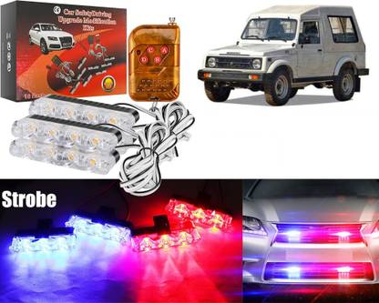 Selifaur R2B200-Police Light LED With Wireless Remote Police Strobe Flasher Grill Light Car Fancy Lights