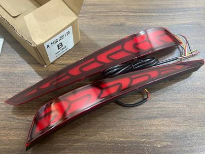 Ride2joy Rear Fog Light Reflector DRL Matrix Type Compatible for Hyundai New i20 Car Fancy Lights