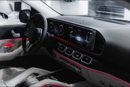 RIDDHI SIDDHI AutoMarvals Ambient Light Z-Series Set of 18 Car Interior LED Wire Lights Car Fancy Lights
