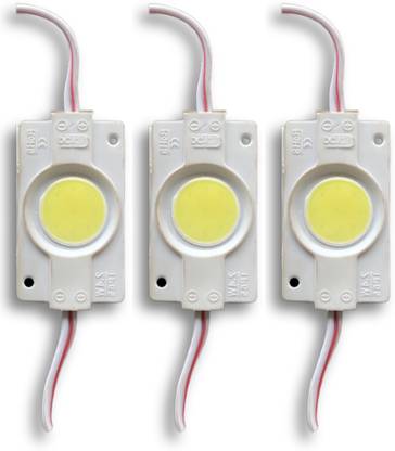 Autonationasia Universal White Coin Light LED in 12V (Pack of 3) Car Fancy Lights