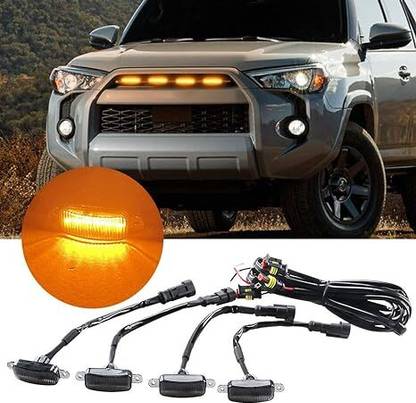 ASRYD Car Grill Light high-quality ABS and imported chips Car Fancy Lights