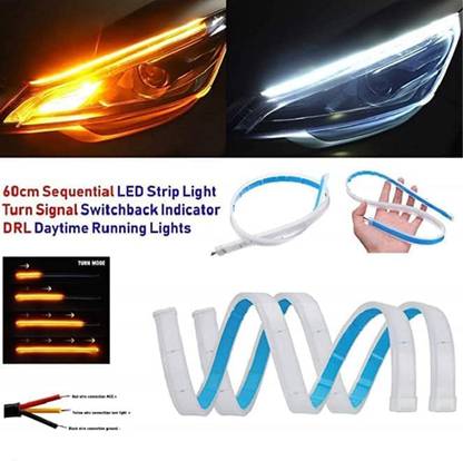 Becart White, Amber LED Daytime Running light Headlamp Indicator Car FancyLight PK787 Car Fancy Lights