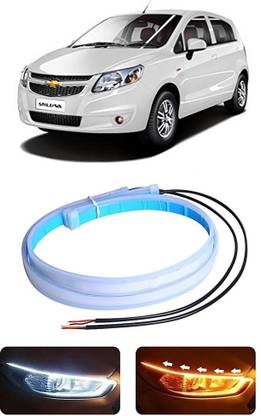 PROKONAI White & Amber LED Daytime Running Lights Headlamp Indicator Car FancyLights PK95 Car Fancy Lights