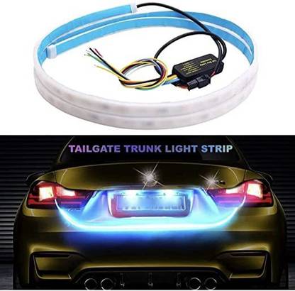 the auto zone Led Strip Trunk/Dicky/Boot/Tail Lights Streamer Brake Turn Signal Light Car Fancy Lights