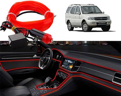 Selifaur R2E369-Cold Dashboard Luxury 5 Meter Car Dashboard EL Wire Safari Storme Car Fancy Lights