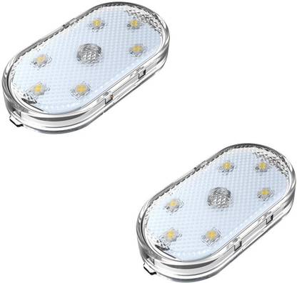 Maitri 2 Pcs Car LED Lights, 7 Colours Finger Touch Sensor Roof LED Ambient Light Car Fancy Lights
