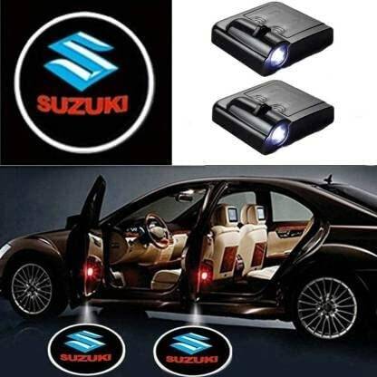 मोटोपेक SUZUKI LED Set of 2 Laser Car Door Light Welcome Projector Light Logo Shadow कार फैंसी लाइट्स