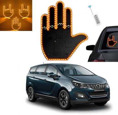 Auto Lovers Car Hand Gesture Light for Mahindra Mrazzo with Remote | Finger Light Led Car Fancy Lights