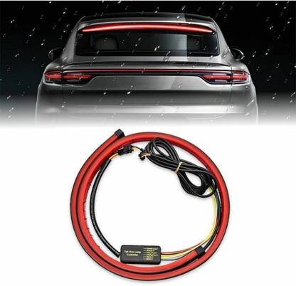 Flipkart SmartBuy New Car LED Strip Light Break Car Rear Tail Lights Turn Signal LED Carbon Lamp Car Fancy Lights