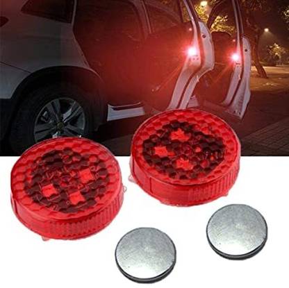 JMD GLOBAL SALES Car Door LED Warning Light Bulb Red Dash Emergency Strobe Safety Lights for Trucks Vehicles -Universal Car Fancy Lights