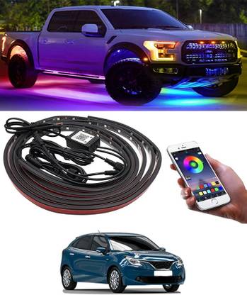 RKPSP Car LED Strip Chassis Under Body Glow Flexible Light Remote /APP Control-031 Car Fancy Lights