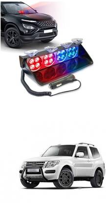 LOVMOTO Emergency Strobe Dash Police Lights Red Blue Police Light For Paje-ro Car Fancy Lights