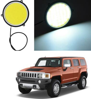 LOVMOTO 12V Round LED Lights DRL Daytime Running Light d65 Headlight Car, Motorbike LED for GM (12 V, 12 W)