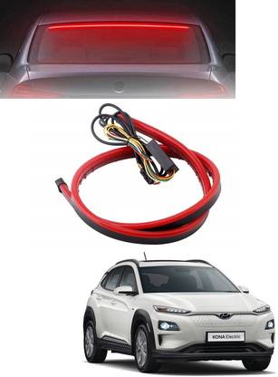 AuTO ADDiCT CAR REAR WINDSHIELD 90CM BRAKE STRIP WARNING LIGHT (RED) HYUNDAI KONA ELECTRIC Car Fancy Lights