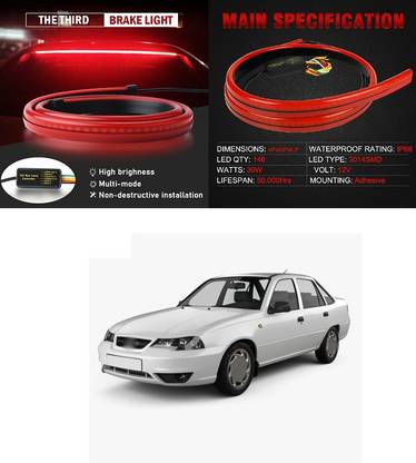 PROEDITION LED Brake Light Strip Light Third brake 5 Function ForTurn Signals For Cielo Car Beading Roll For Bonnet, Bumper, Trunk