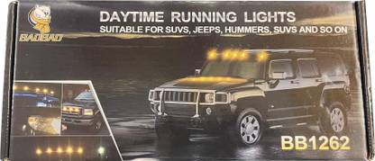 sysvaluestore DAY TIME YELLOW RUNNING LIGHTS SUITABLE FPR EVERY CAR Car Fancy Lights