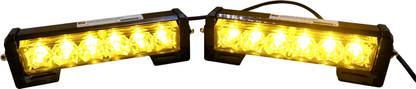 AutoPowerz Federal Car Flasher Yellow & white Lighting Effect, 15 Modes With Smart Remote Car Fancy Lights