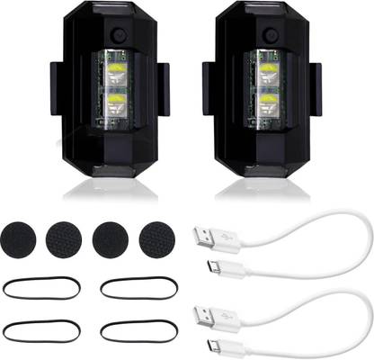 FABTEC Drone Signal Warning Light for Car/Bike/Bicycle Bike Helmet with Different Light Car Fancy Lights