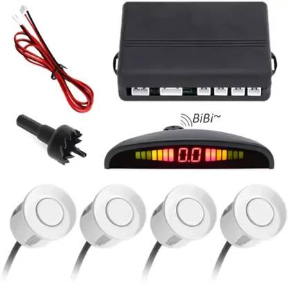 FABTEC New*Swift Parking Sensor LED Display, Buzzer Ultrasonic Reverse Parking Radar Car Fancy Lights